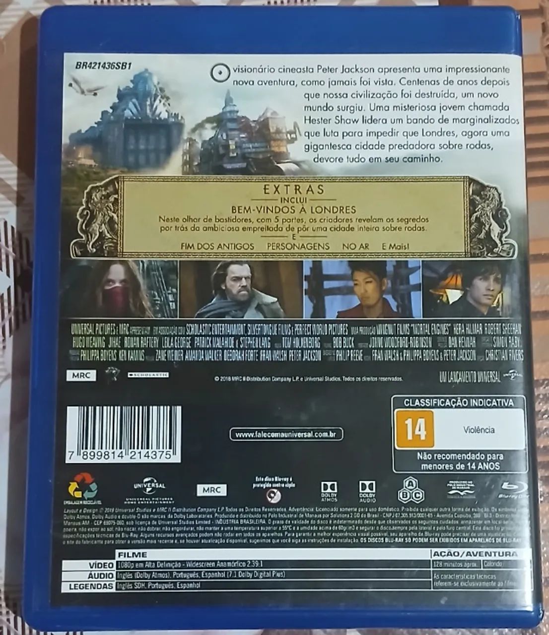 Blu-ray Máquinas Mortais - Foto 2