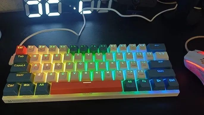 Teclado Gamer Mecânico Machenike - Foto 4
