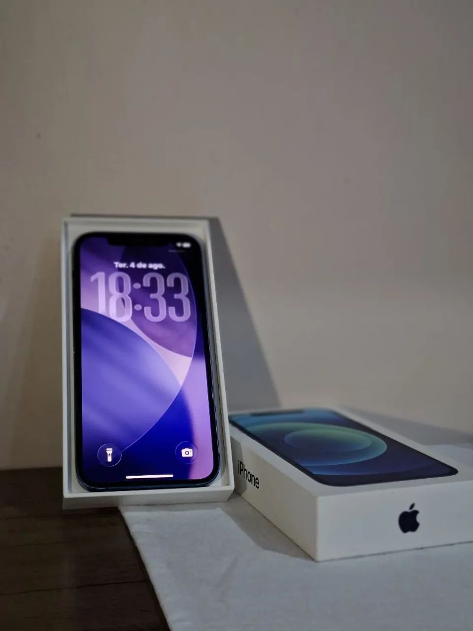 Iphone 12 azul escuro 64GB IMPECÁVEL  - Foto 3