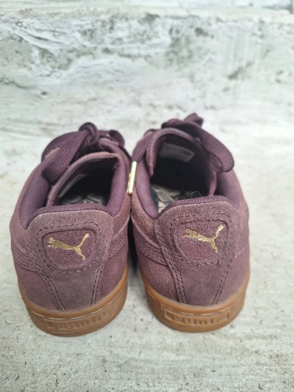 tênis puma suede vinho 35 - Foto 5