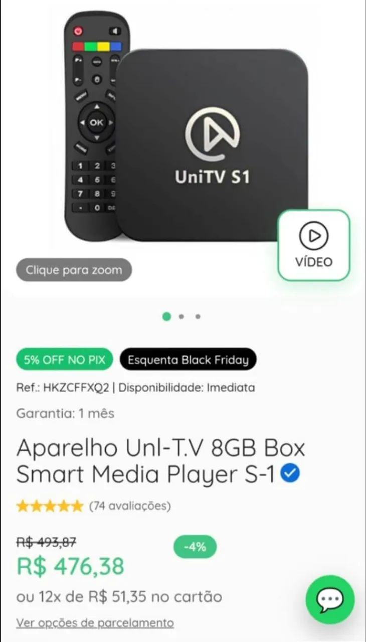 Uni tvS1 ...novo.... zero - Foto 5