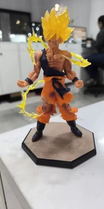 goku super saiajiin dragonball action figure - Foto 2