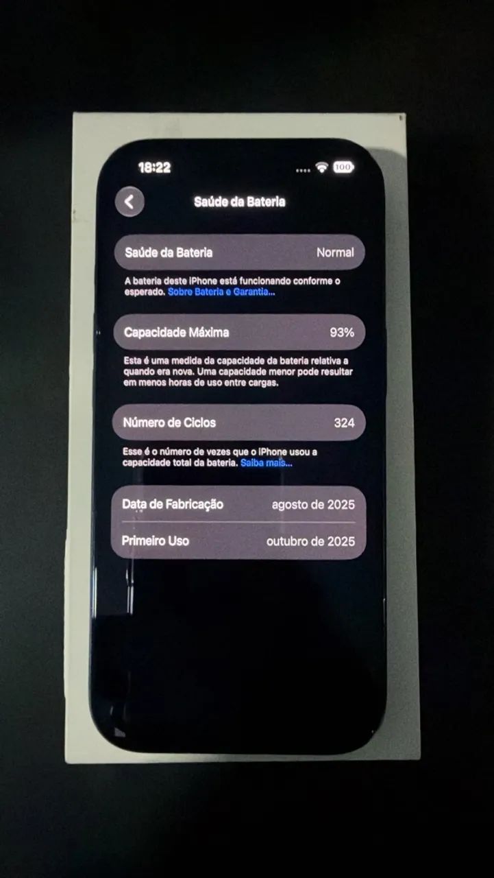iPhone 17 pro 256gb cor azul  - Foto 3