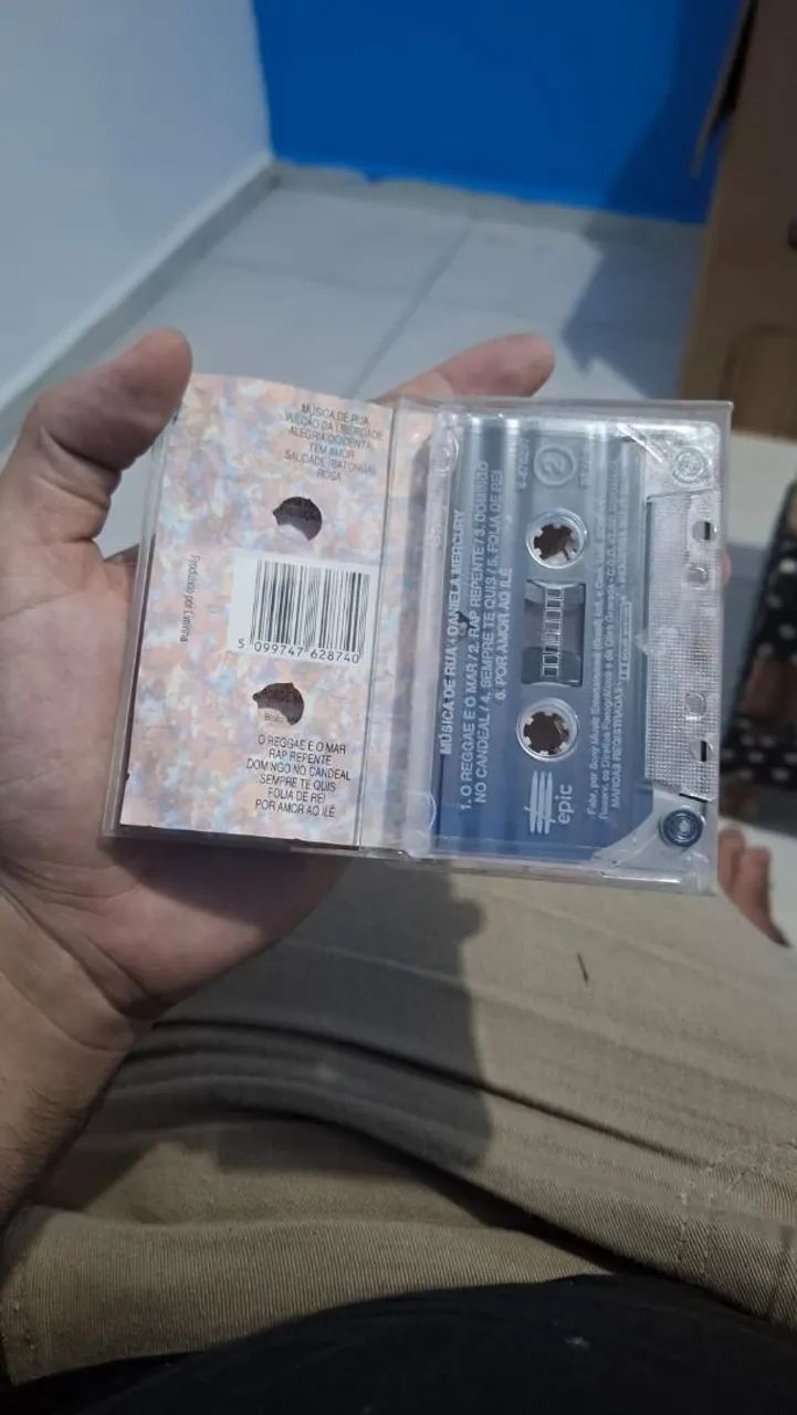 Fita cassete: Daniela Mercury - Música de Rua - Foto 2