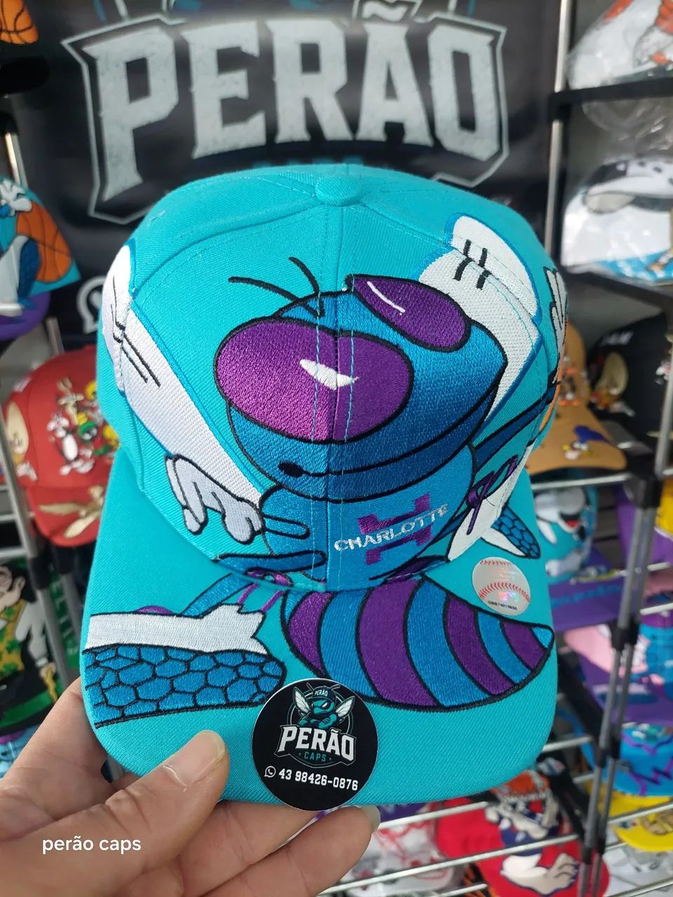 Boné Charlotte Hornets big logo