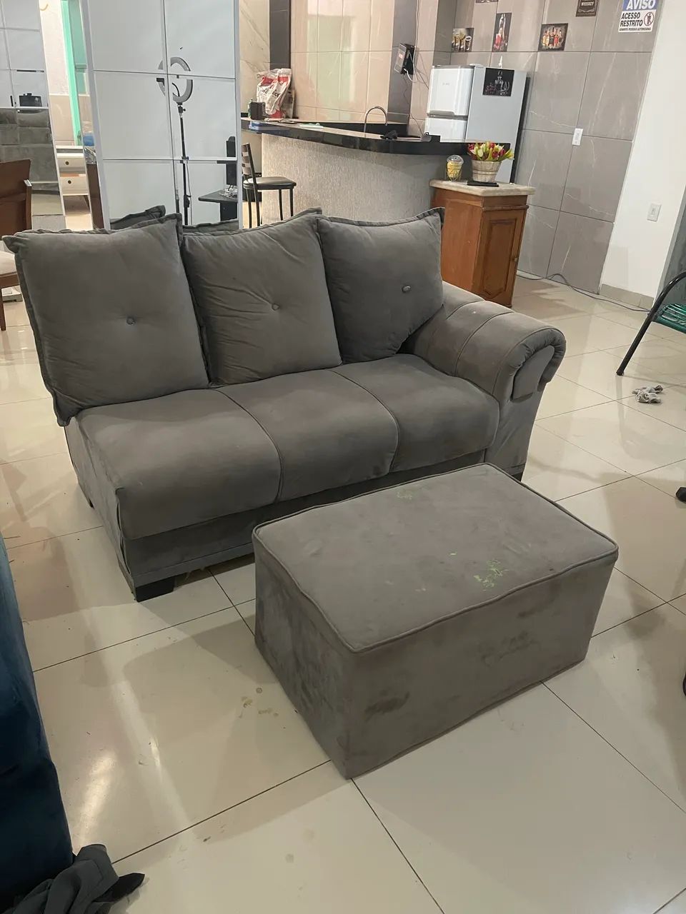 Sofá + puf - Foto 2