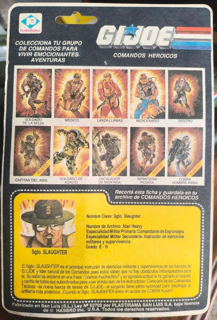 GI JOE/COMANDOS HEROICOS/COMANDOS EM AÇÃO/SGTO SLAUGHTER  - Foto 2