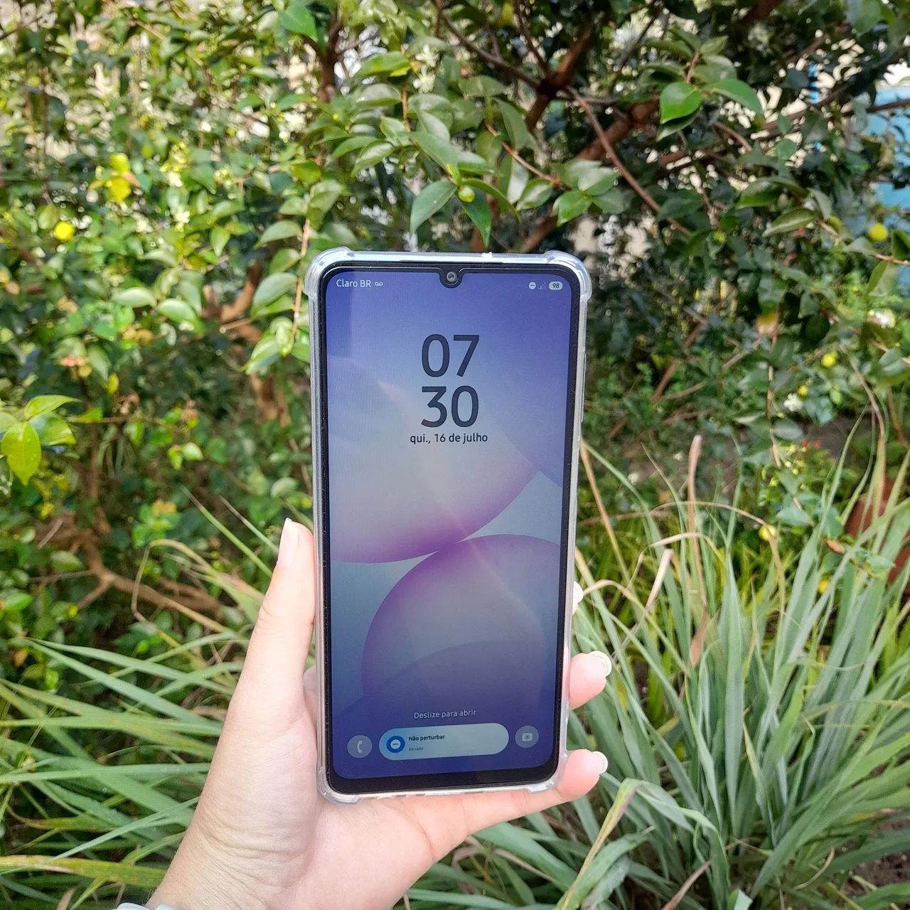 Celular Samsung modelo A07 128gb semi novo 