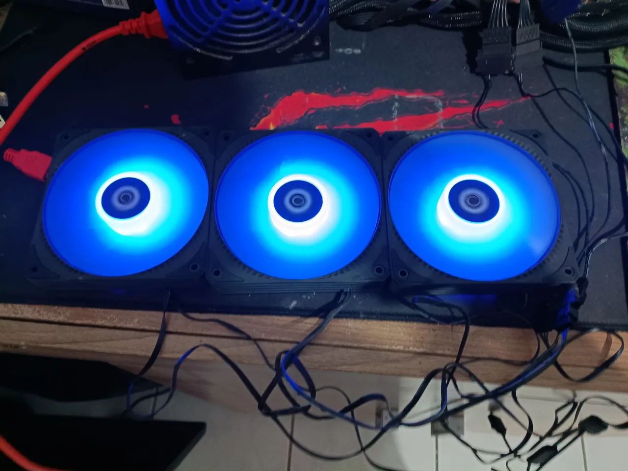 3 fans Argb 1200mm com controle - Foto 4