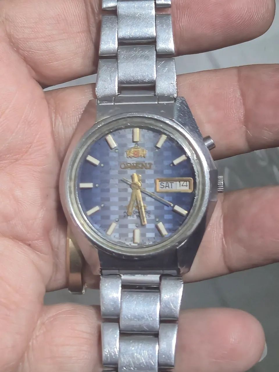 Relógio ORIENT 3 ESTRELA AUTOMÁTICO AZUL DEGRADÊ   -   TODO REVISADO - Foto 3