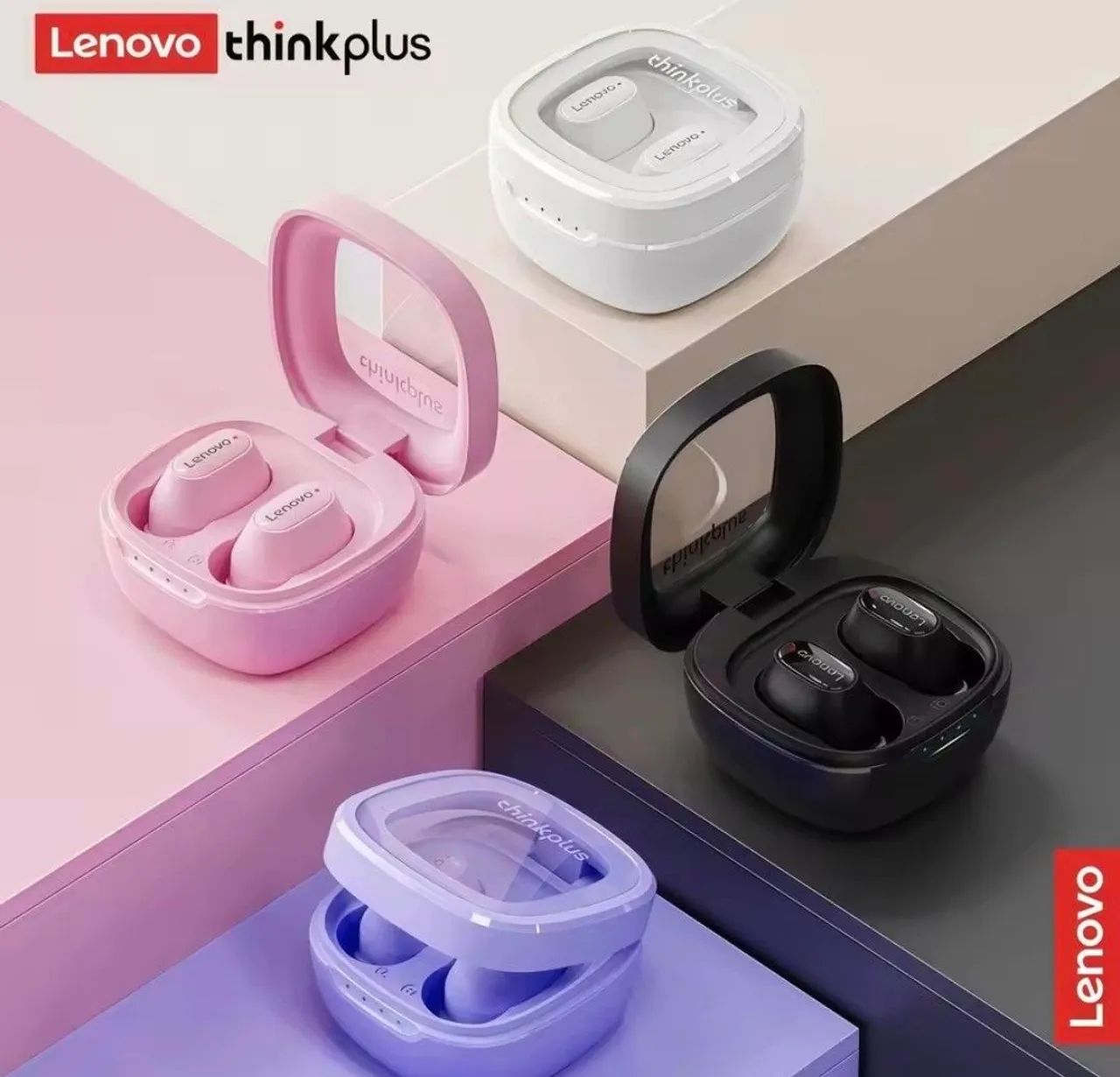 Fone de ouvido Bluetooth sem fio Lenovo Xt62 - Foto 5