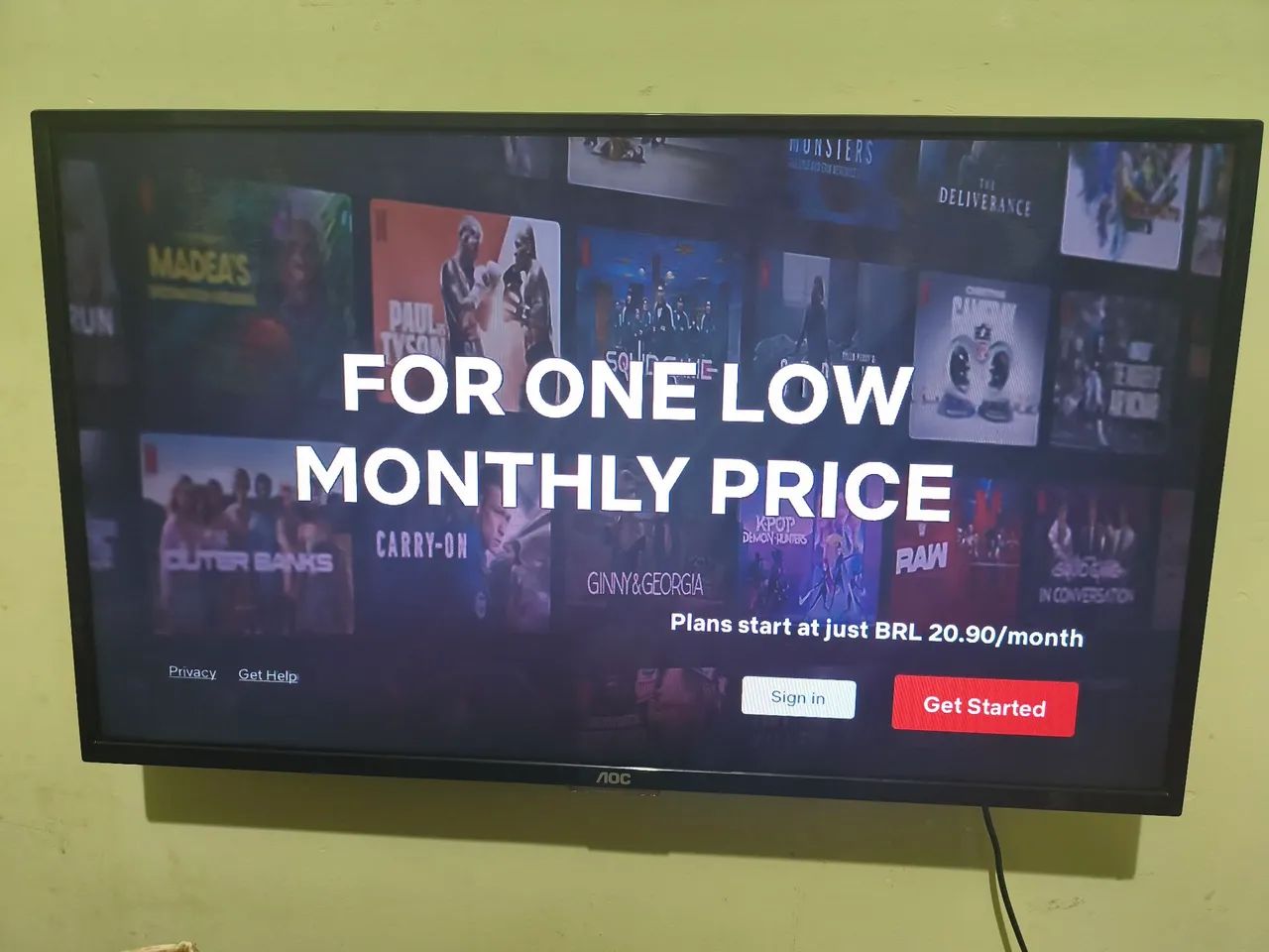 Smart TV AOC 32" R$ 600  - Foto 2