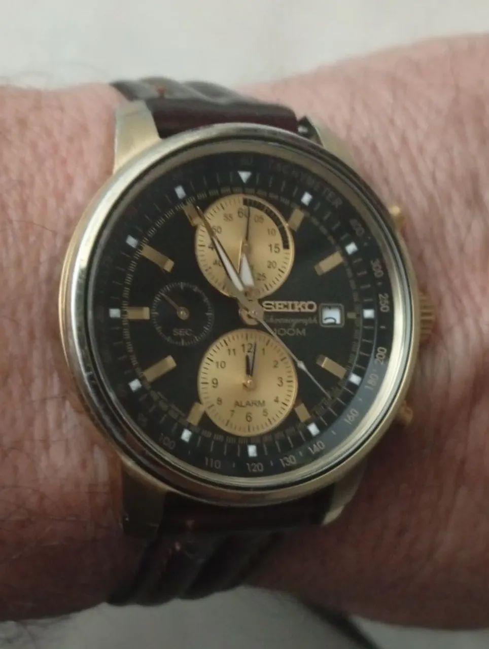 Relógio Seiko cronógrafo, alarme  - Foto 5