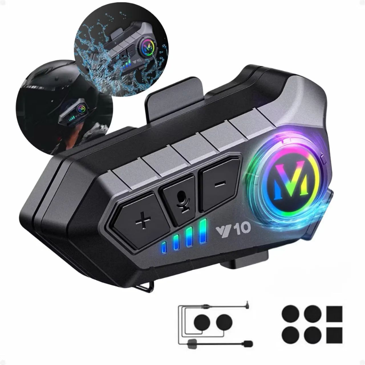 Kit Cadeado sonoro e Fone Bluetooth para Moto - Foto 2