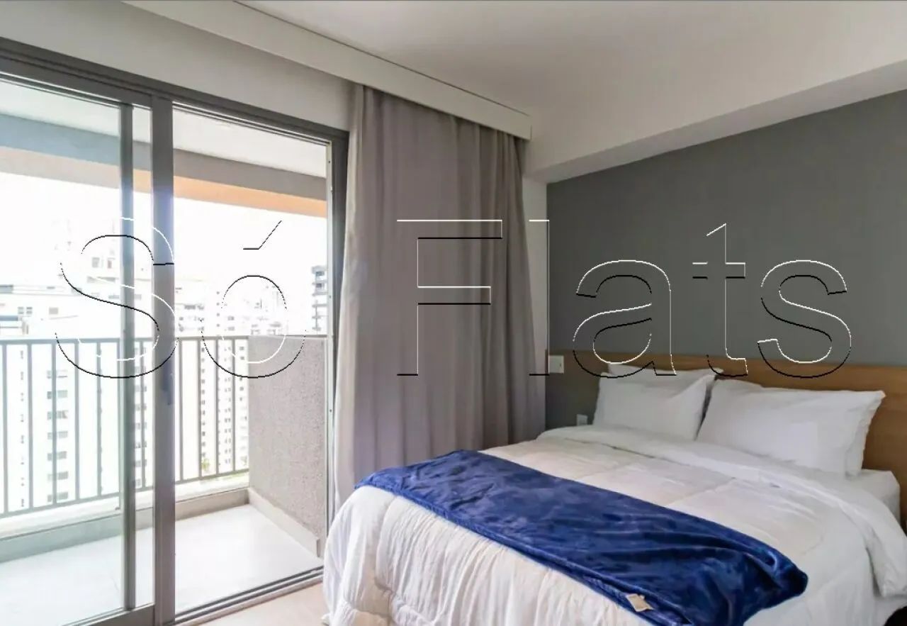 Studio mobiliado disponível para locação Brooklin 27m² próximo Metrô e Av. Santo Amaro. - Foto 4