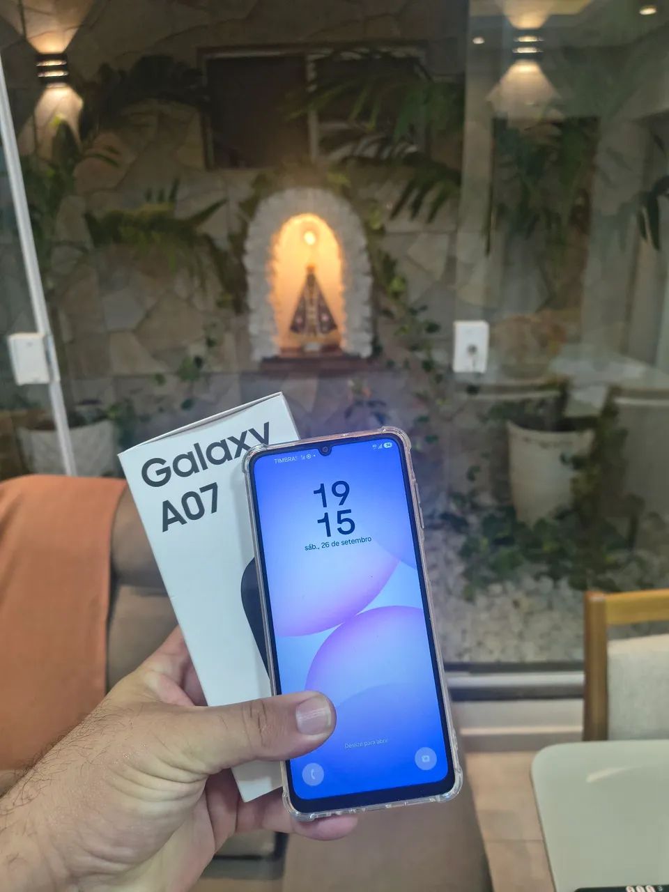 Vendo Samsung A07 com caixa 