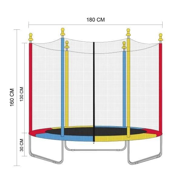 Pula pula infantil 1.80M