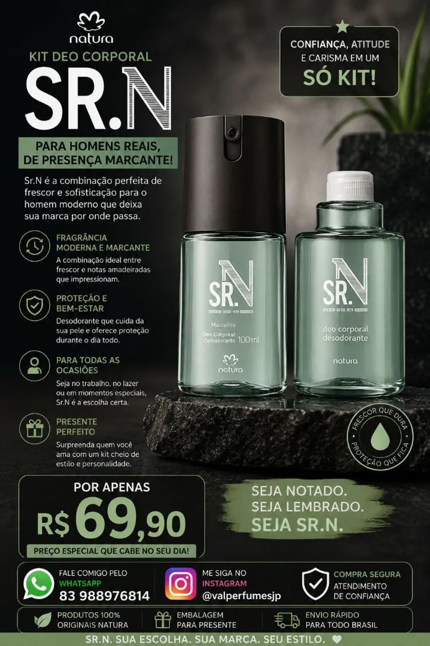 Kit Deo Corporal Natura  - Foto 3