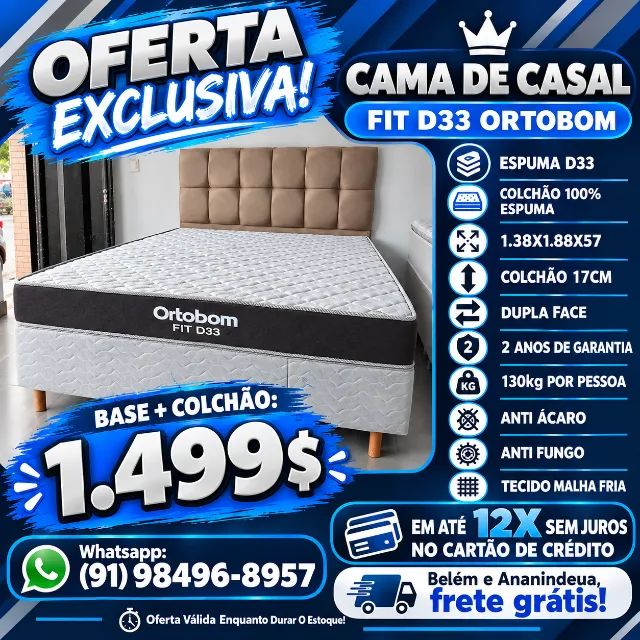 CAMA DE CASAL D33 ORTOBOM 