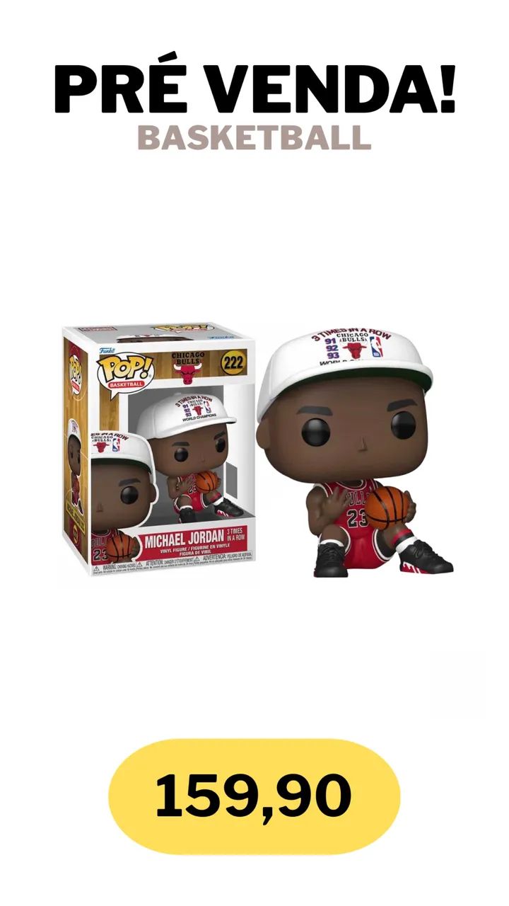 Funko Pop! Michael Jordan #222 - Hobbies e coleções - Águas Lindas