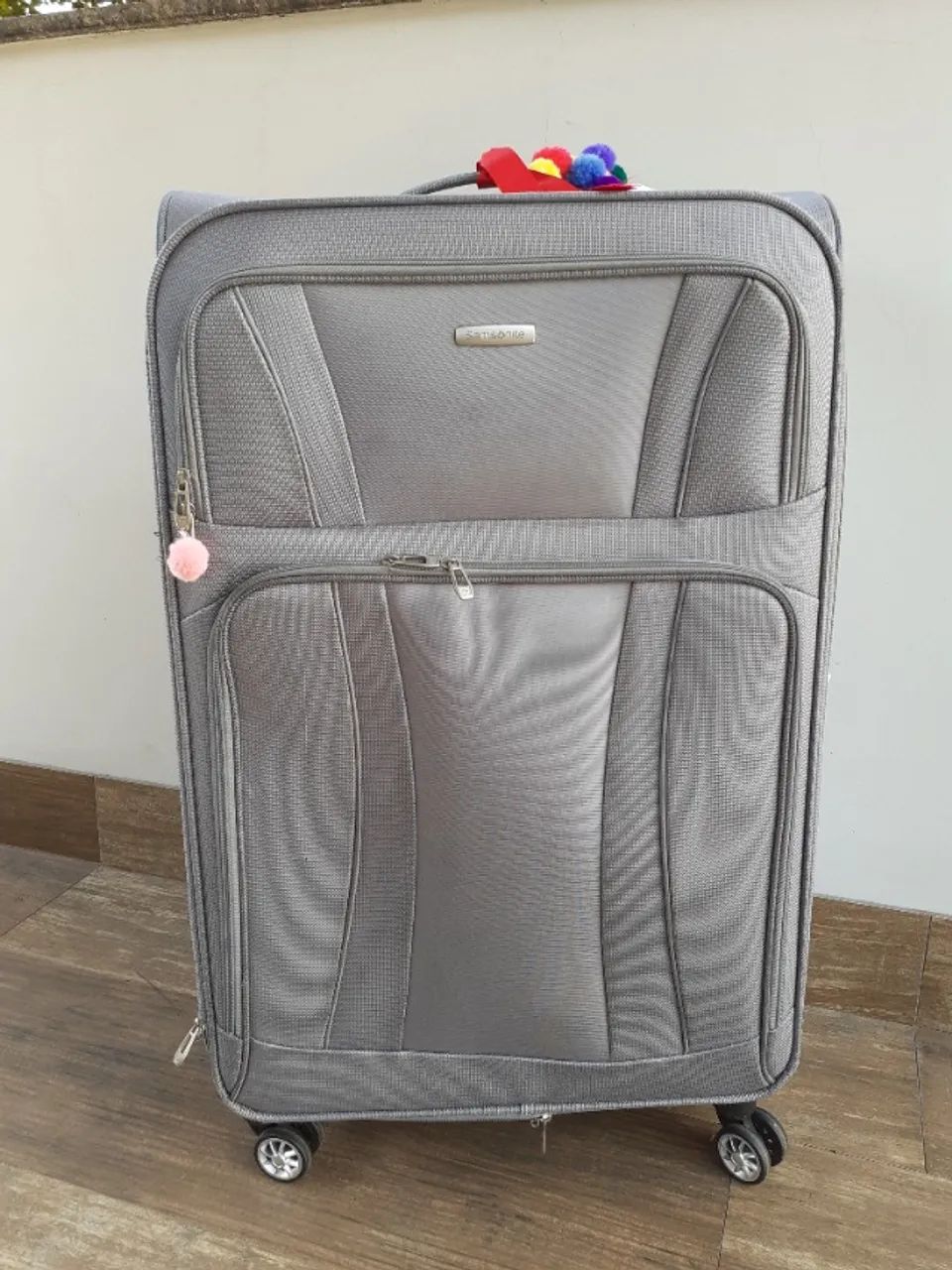 Mala Extragrande Samsonite Cinza - Foto 4