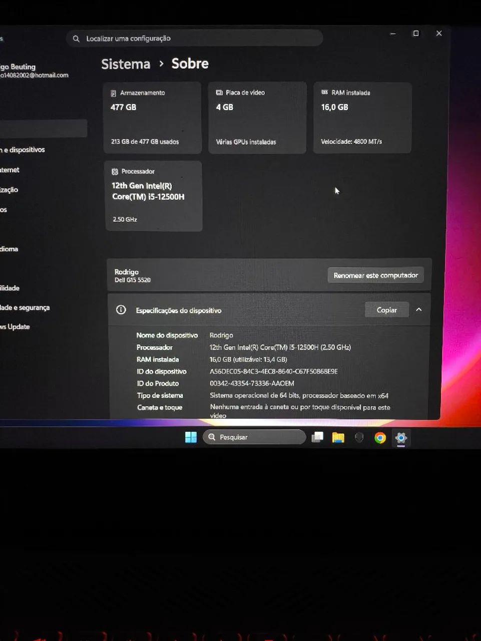 NOTEBOOK DELL G15 - Foto 2