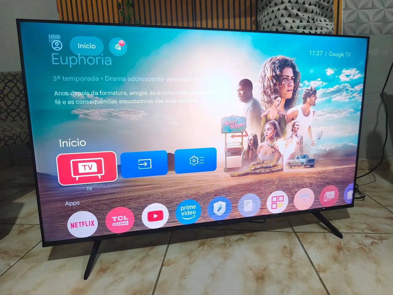 TV SMART QLED 65 ANDROID 4K TOP NA CAIXA 2026 ja - Foto 4