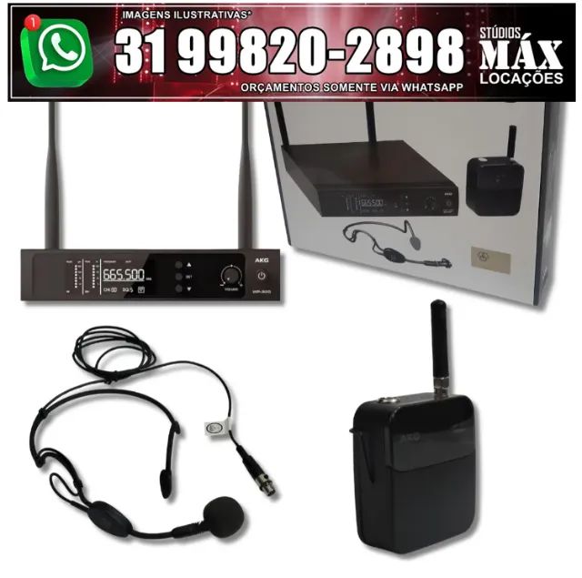 Aluguel de microfones auriculares sem fio para palestras e eventos - Foto 5