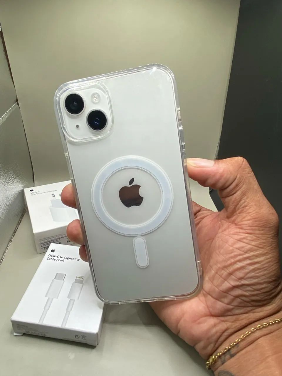 IPHONE 14 PLUS BRANCO TODO ORIGINAL COM GARANTIA E  BRINDES - Foto 4