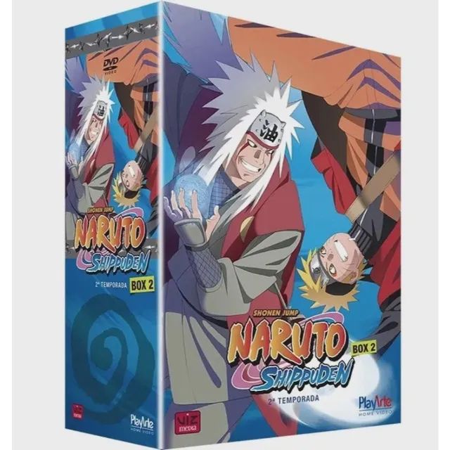 Naruto Shippuden Jiraya Ero Sennin Box 5 DVDs Lacrado - CDs, DVDs