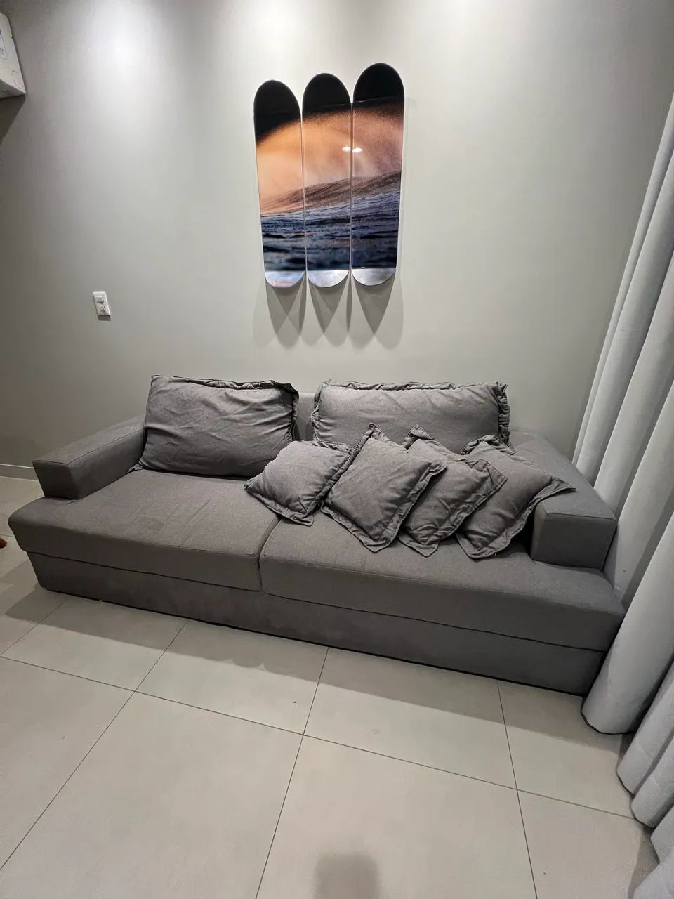 Sofá cinza 65153855918338122