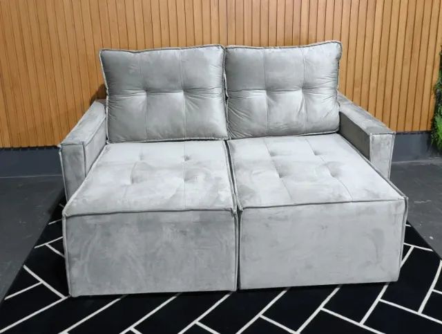 Sofá Retrátil e Reclinável Mônaco 1,60m - Dm Móveis - ENTREGA EM 24H - Foto 2