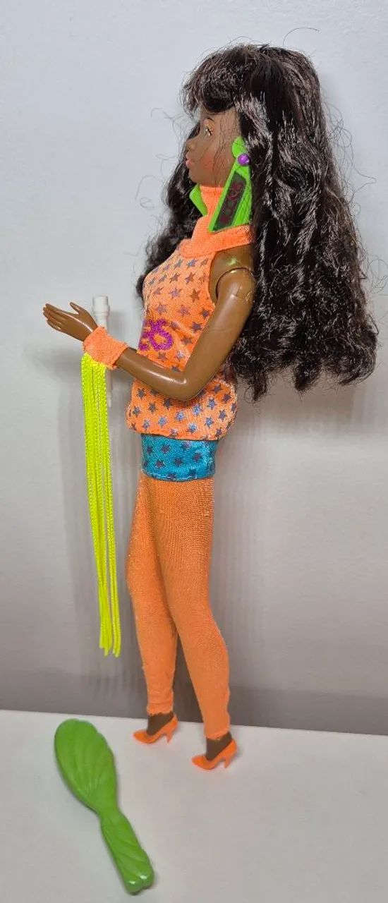 Boneca Barbie e rockers Dee Dee 1986 usada - Foto 2