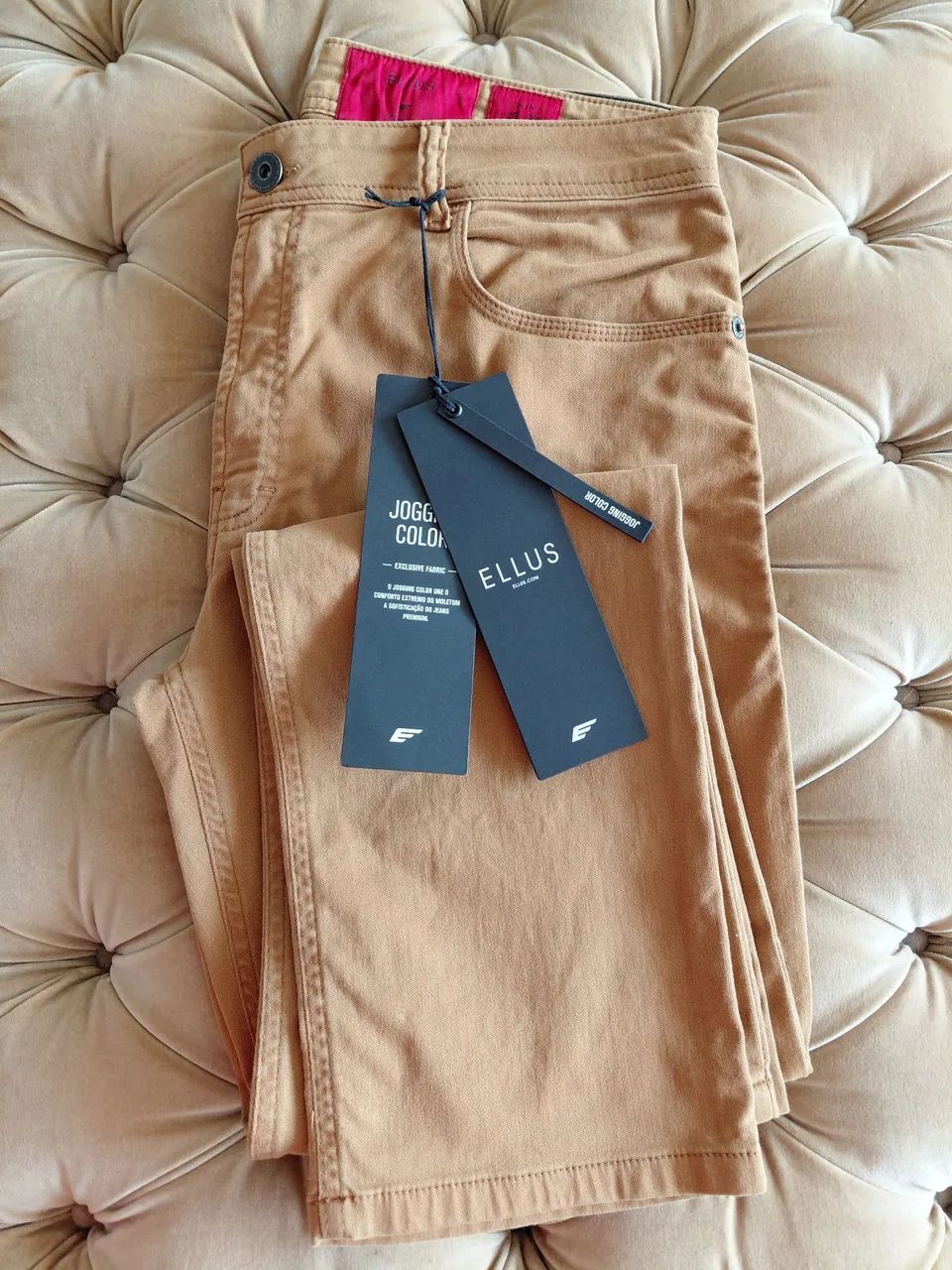 Calça Ellus Slim Jeans Stretch Colors  