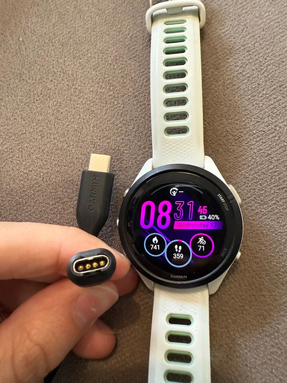 Garmin Forerunner 265S music branco - Foto 4