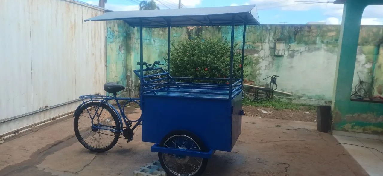 Bicicleta cargueira trabalhar  - Foto 5
