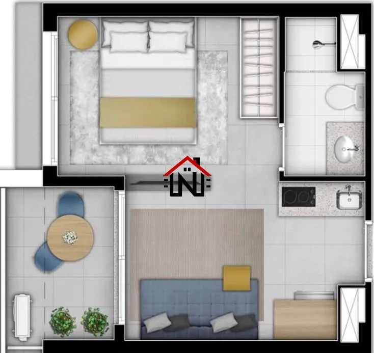 Apartamento em Vila Nova Conceição com 27m² - Foto 3
