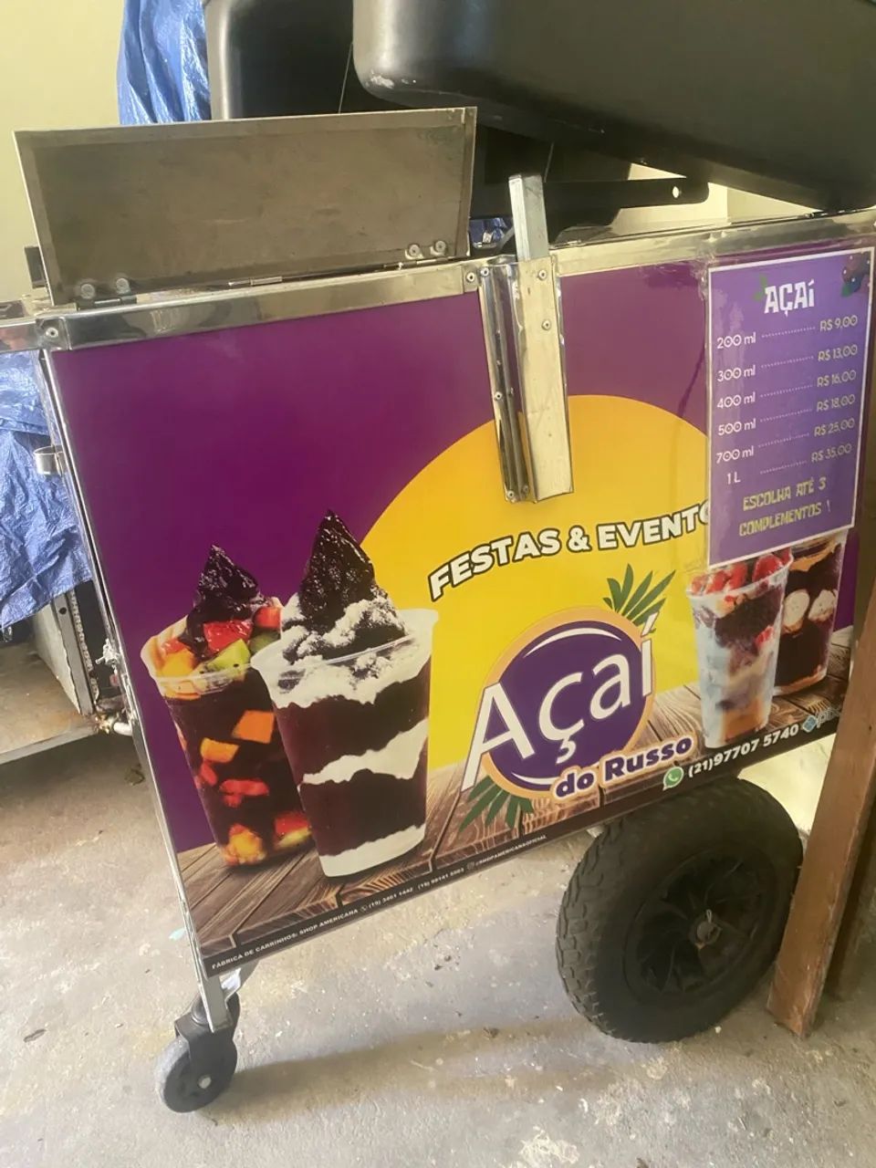 Carrinho de açaí,frezzer  - Foto 2