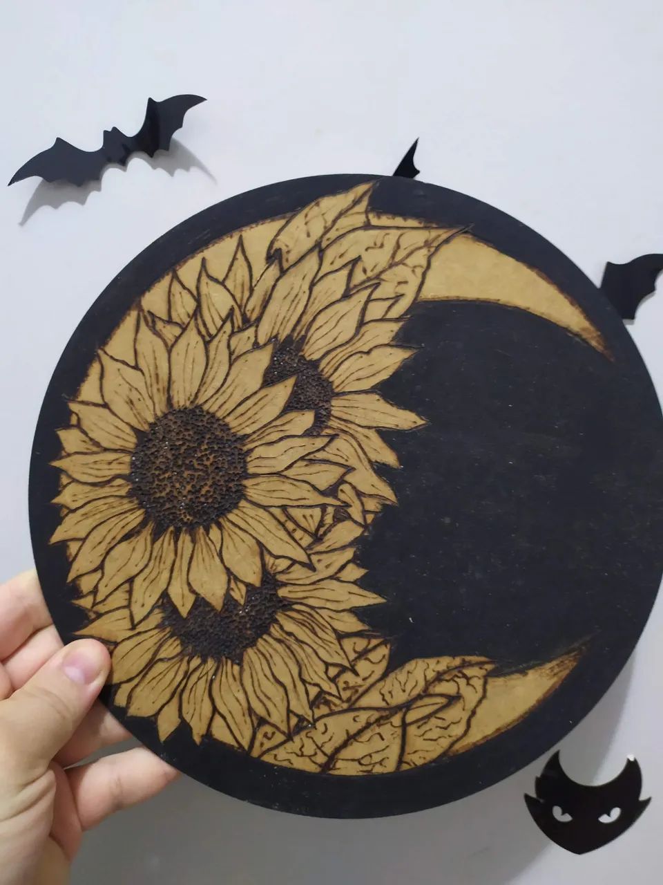 Arte em pirografia horror/bruxaria/ - Foto 2