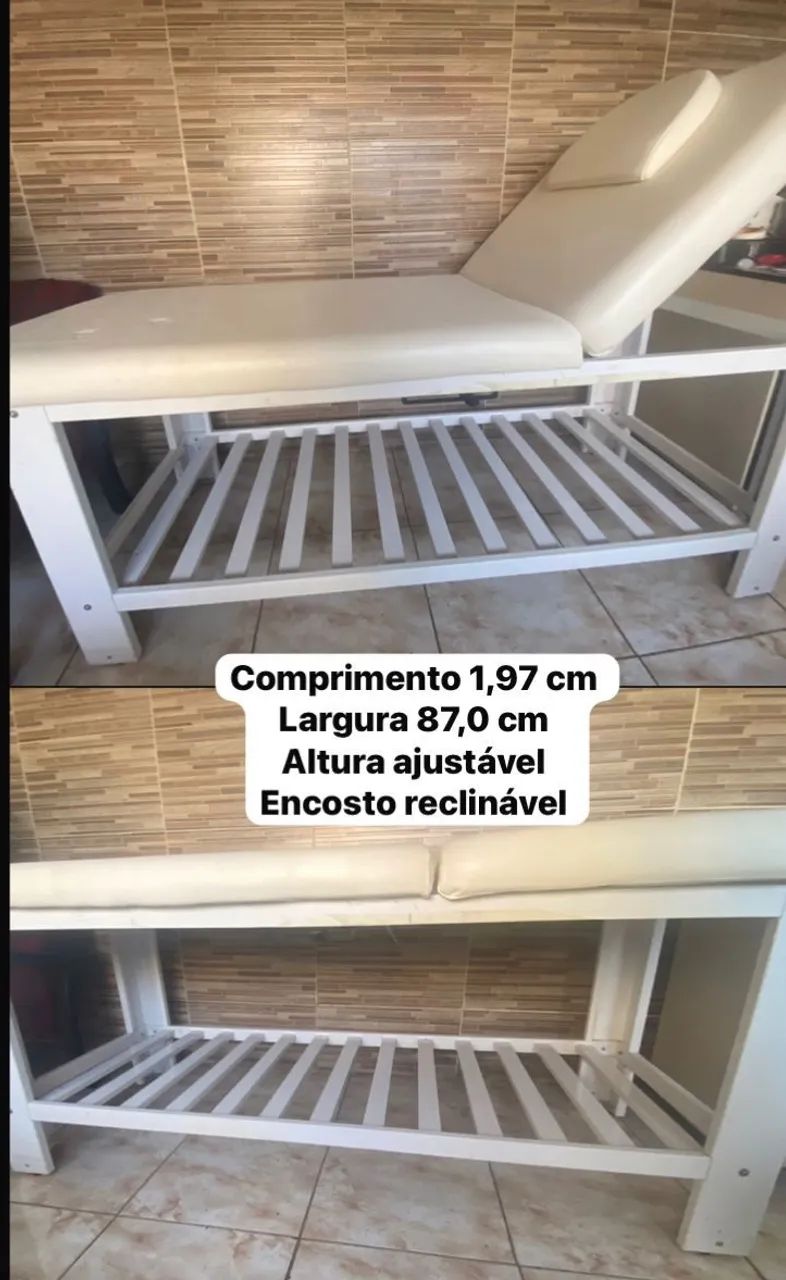 Maca de aço inox com  encosto regulável - Foto 5