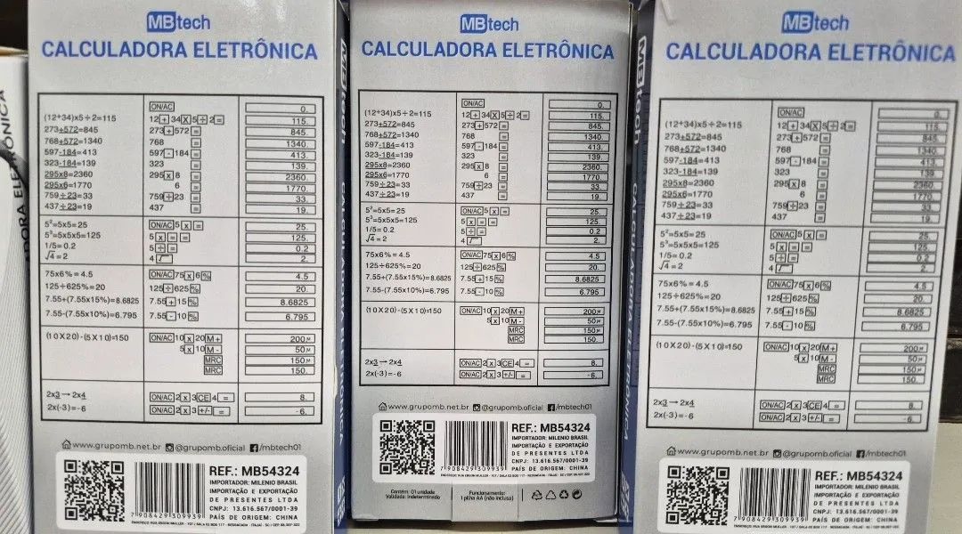 CALCULADORA CIENTIFICA 2 LINHAS 12DIG. - Foto 2