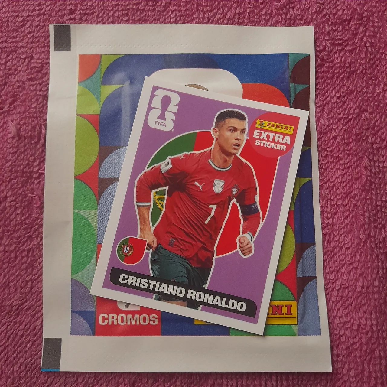 1 pacotinho copa 2026 panini original + 1 extra CRISTIANO RONALDO  - Foto 2