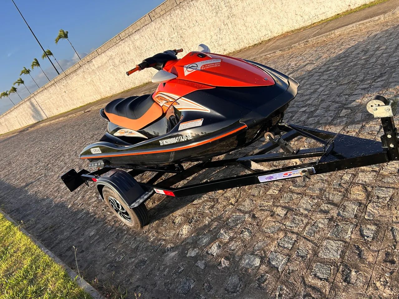 Jetski revisado completo com carrocinha nova. - Foto 2