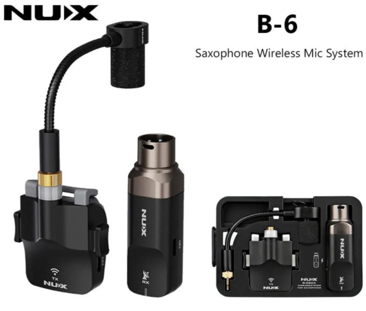 Microfone Nux para Saxofone