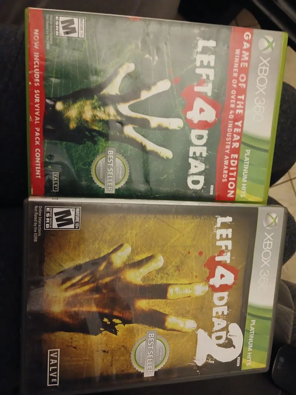 Jogos xbox360, Left 4 dead 1 e 2