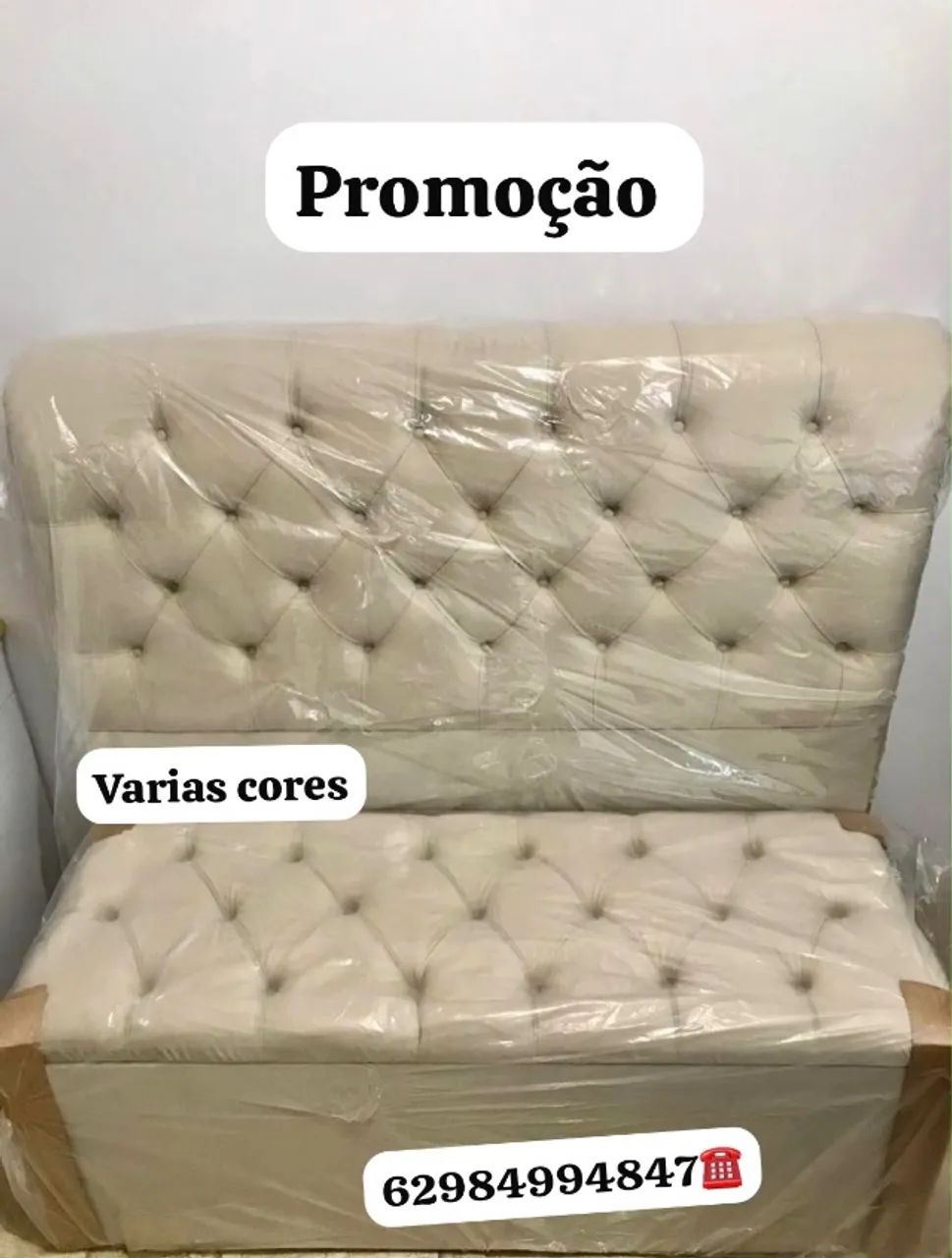 Cabeceira casal solteiro queen 