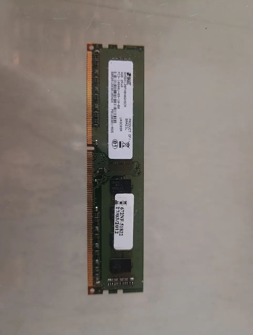 2 Memórias 4GB cada uma