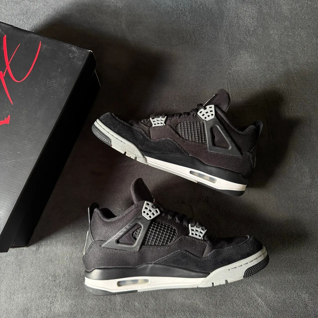 Air Jordan 4 SE Black Canvas  - Foto 4