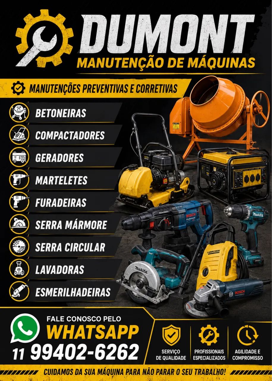 Manutenção de máquinas 