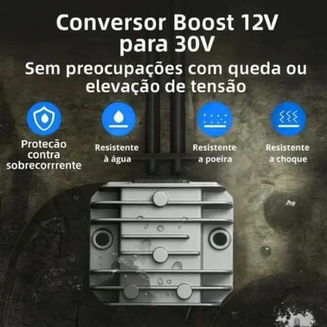Conversor DC-DC 12v para 30v para starlink mini  - Foto 5